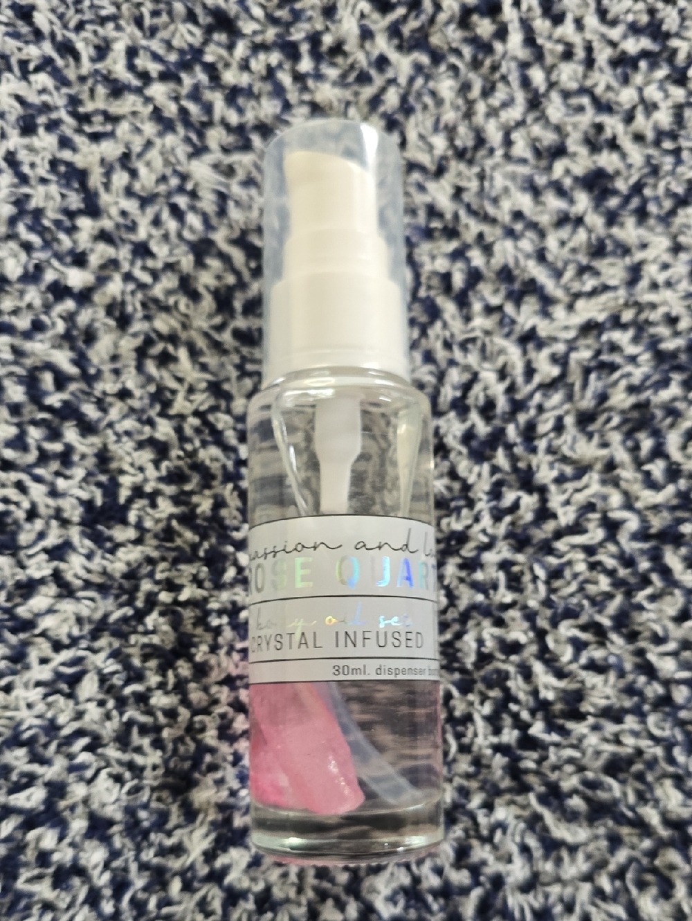 Goldesscence Aromas Rose Quartz Crystal Infused Body Oil